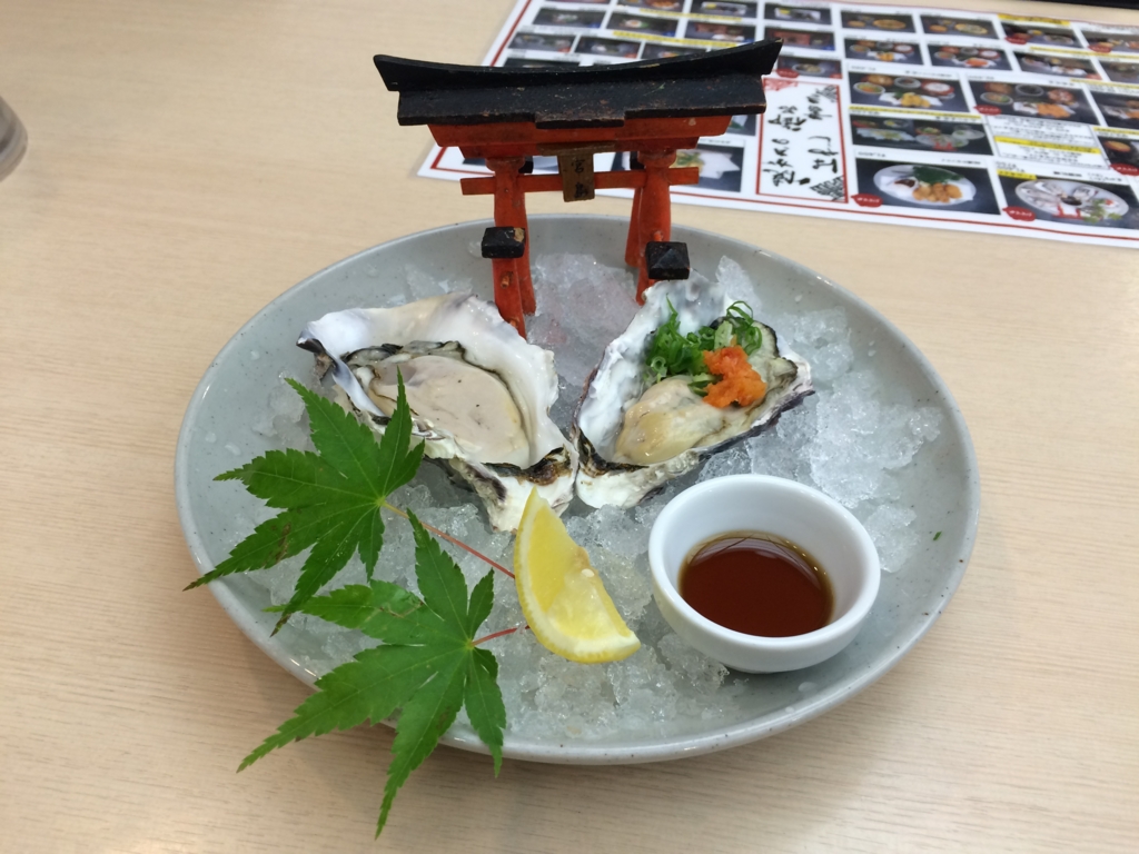 Raw oysters in point site use