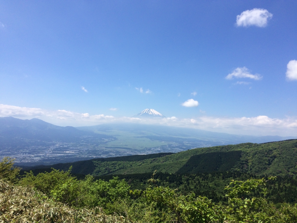 芦ノ湖スカイラインからみる富士山